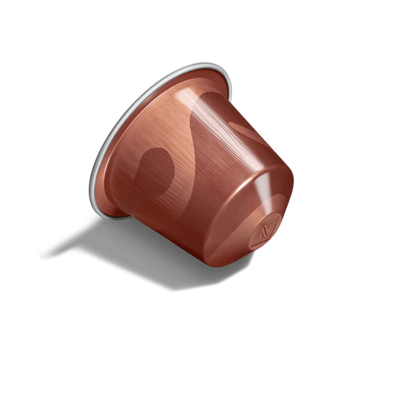 Detalle-de-la-capsula-de-cafe-Nocciola-Nespresso--textura-y-diseño-premium