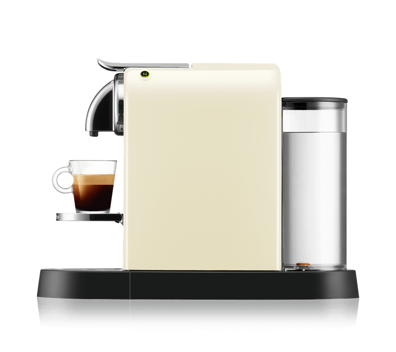 Maquina-de-cafe-para-casulas-Nespresso-Citiz-vista-lateral-en-color-blanco