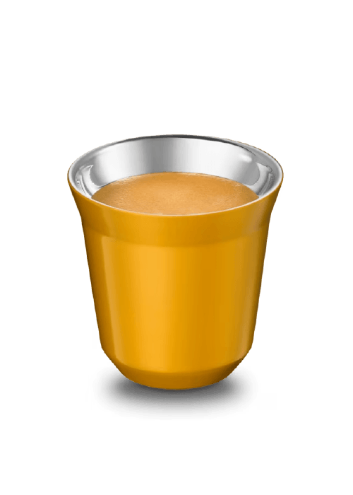 Taza de café Nespresso Pixie Espresso Istambul, color amarillo, capacidad aproximada 160 ml
